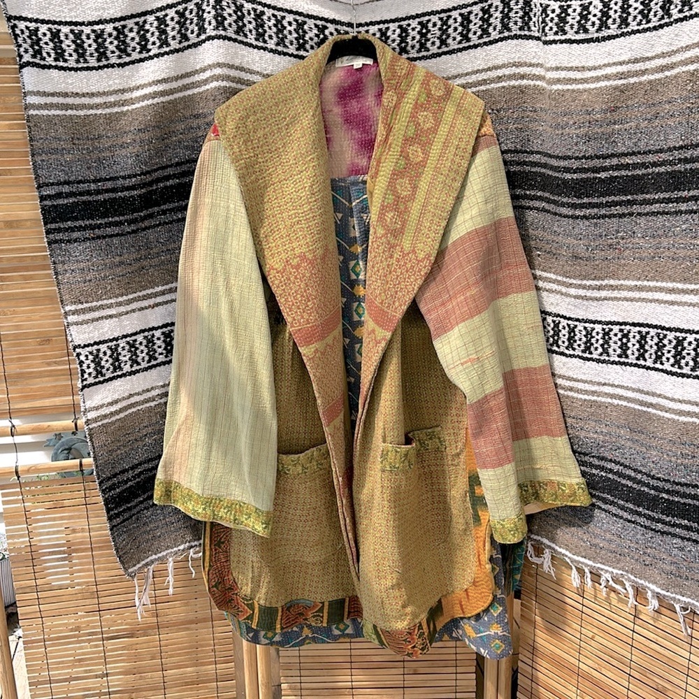 Kantha Bar Drifter Coat